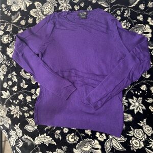 Bloomingdale's Vibrant Purple Cashmere Sweater